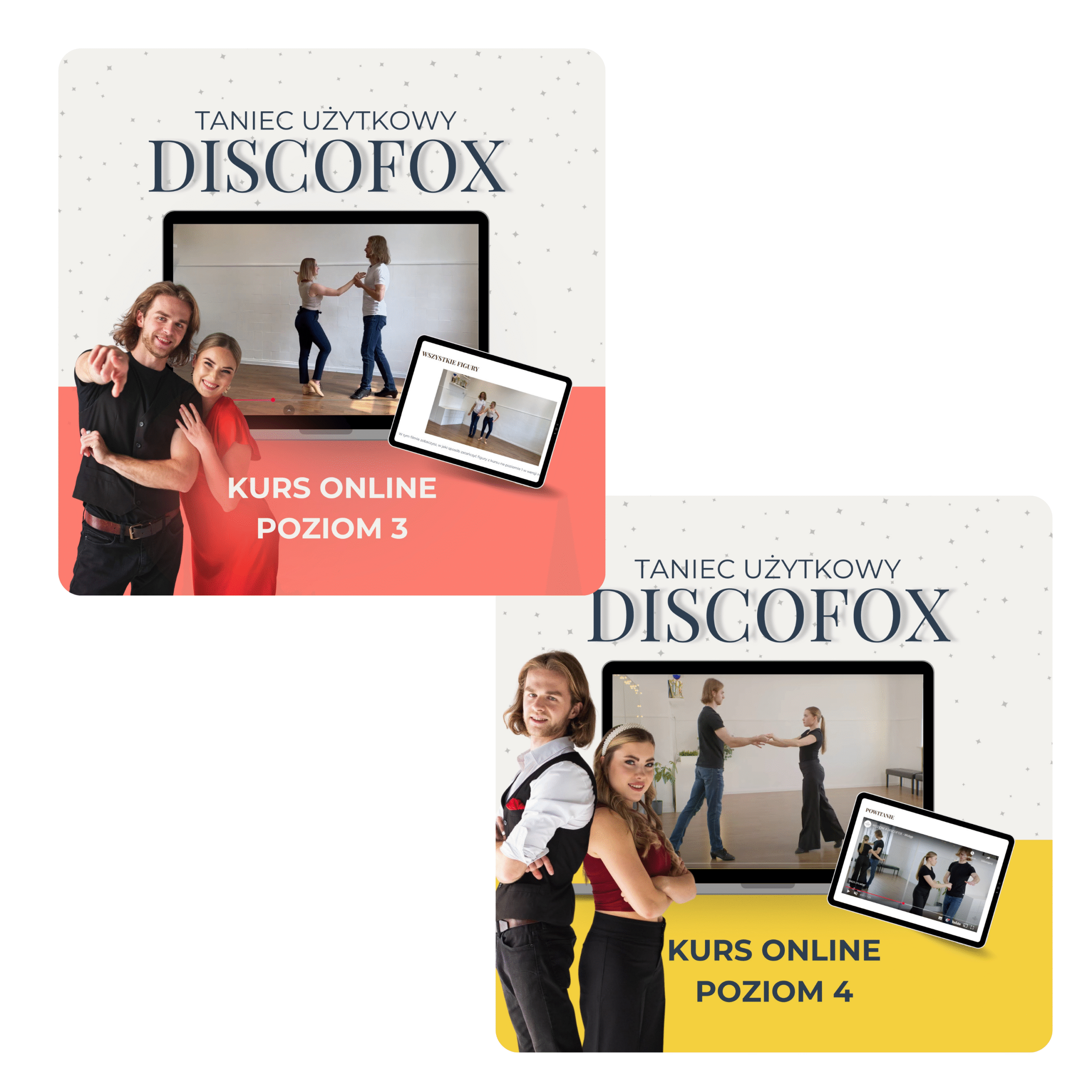 Pakiet 2 Kursów Discofox (Poziomy 3+4)